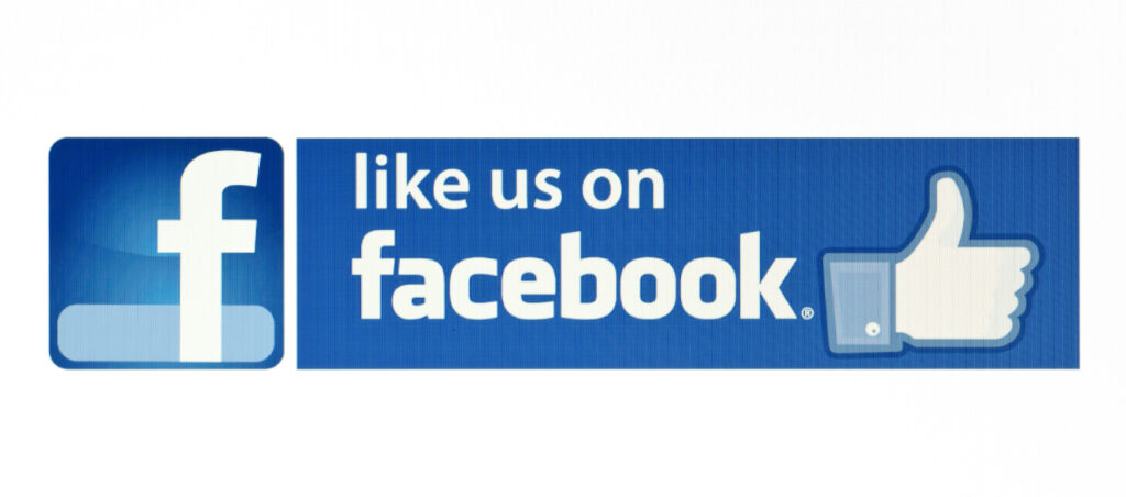 Like us on Facebook logo